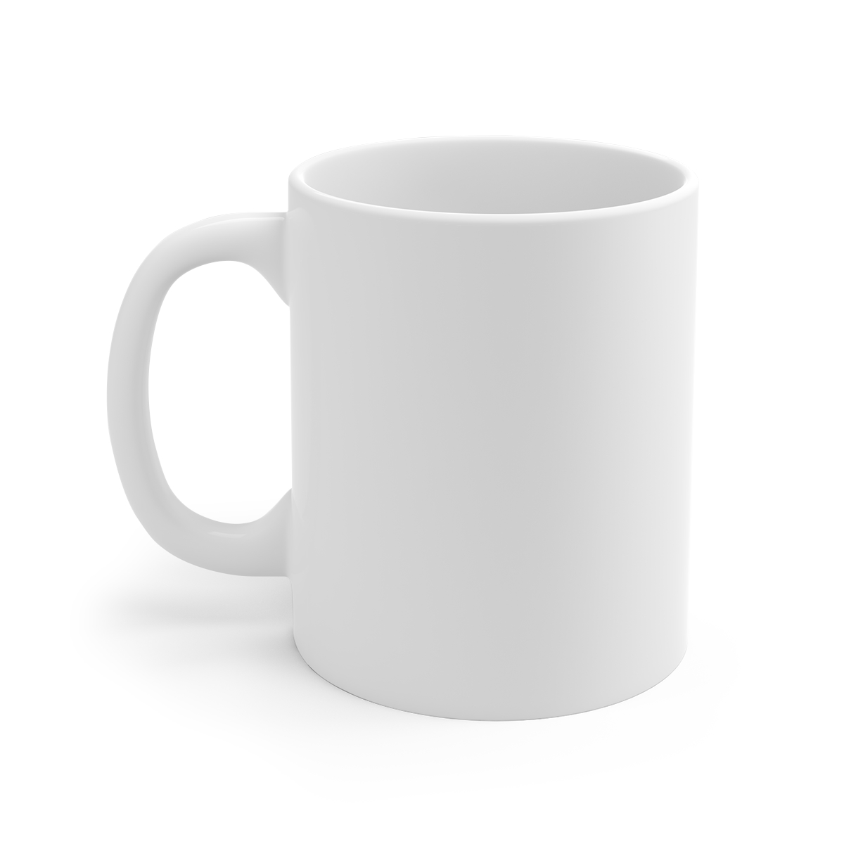 Ashtin Earle "Nearly Knocked Out in Aspen" White Mug - alternate angle 2, merchandise