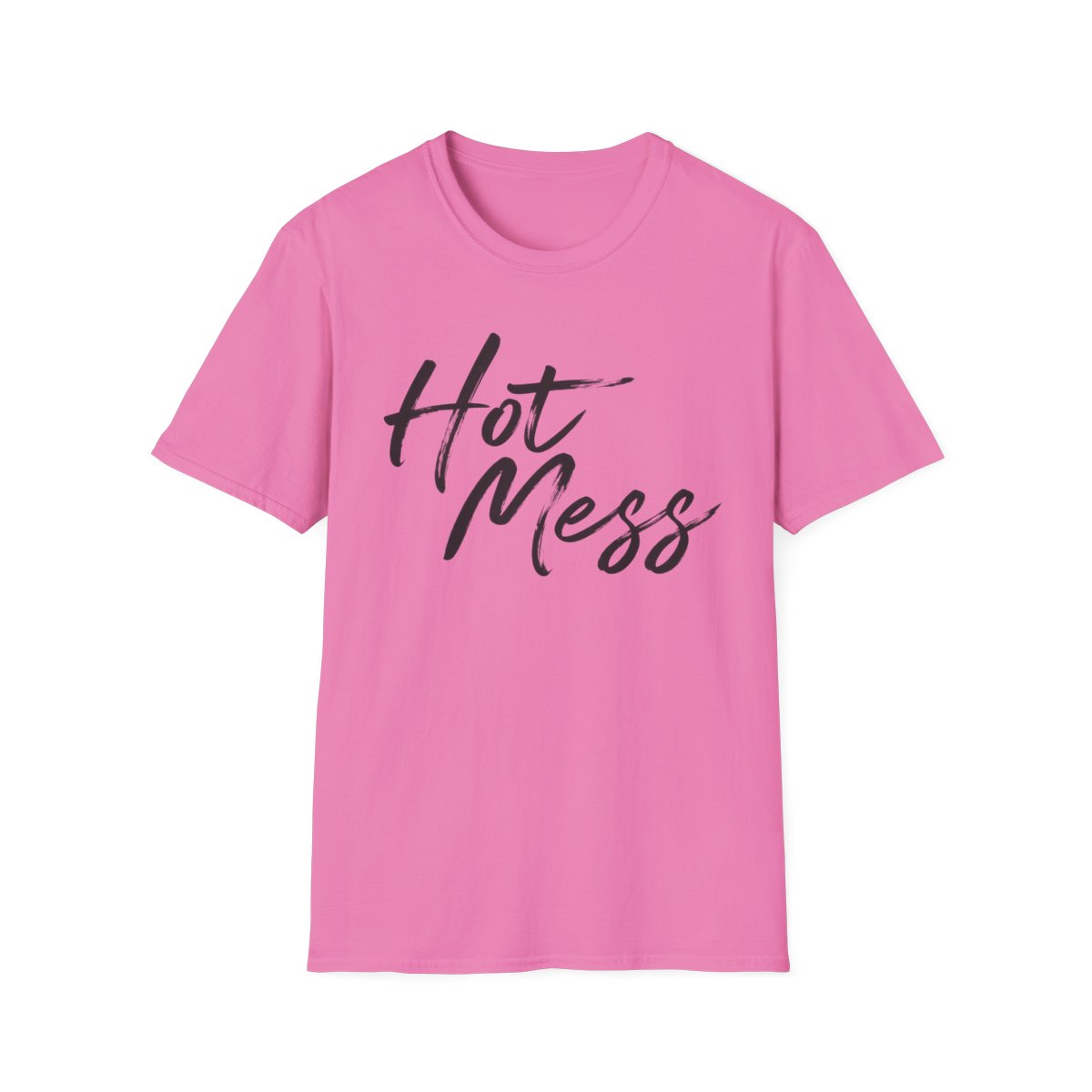 Hot Mess T-Shirt | Script Typography Graphic Tee | Alix Earle & Ashtin Earle Merch | Earl Meets World Merch - alternate angle 4, merchandise