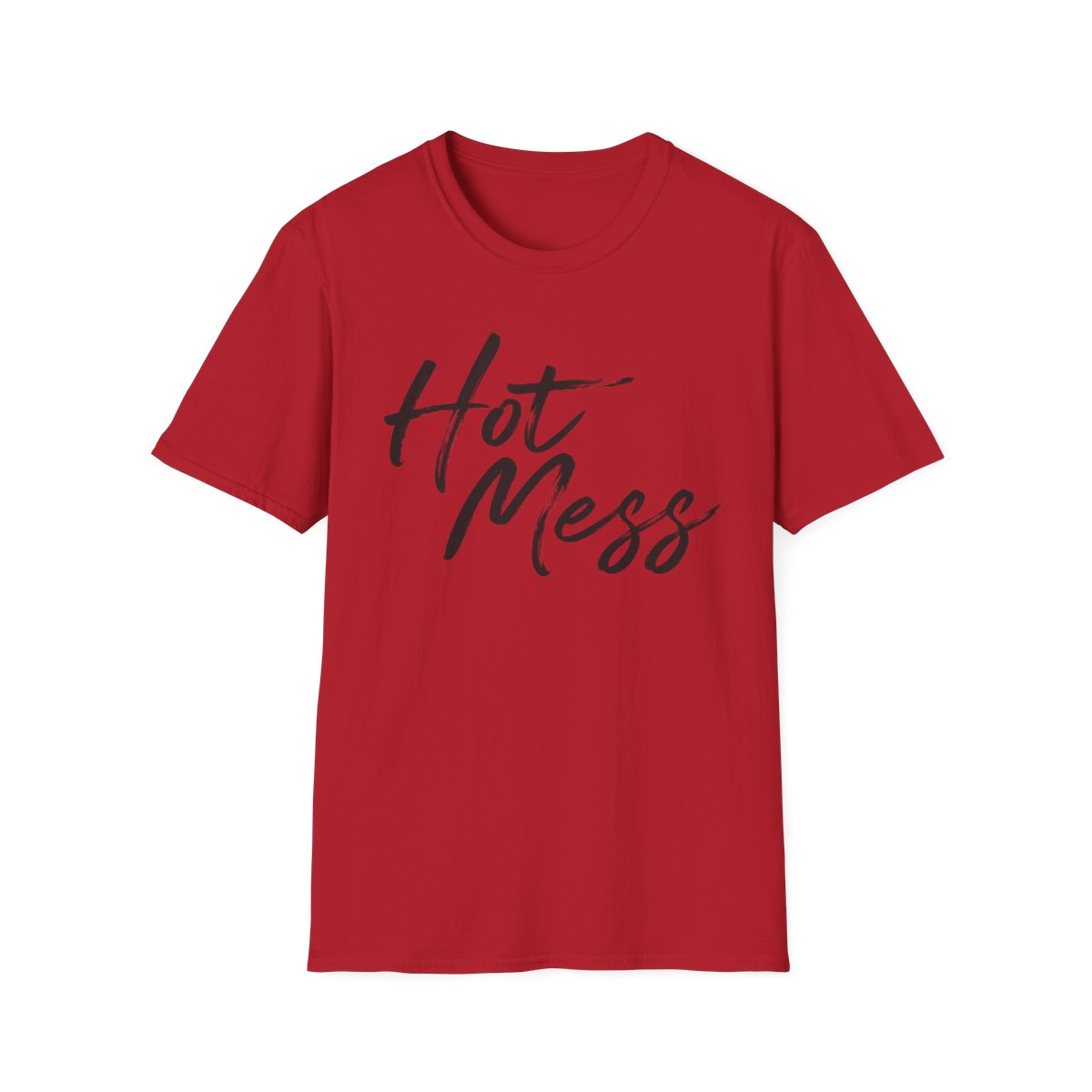 Hot Mess T-Shirt | Script Typography Graphic Tee | Alix Earle & Ashtin Earle Merch | Earl Meets World Merch - alternate angle 5, merchandise