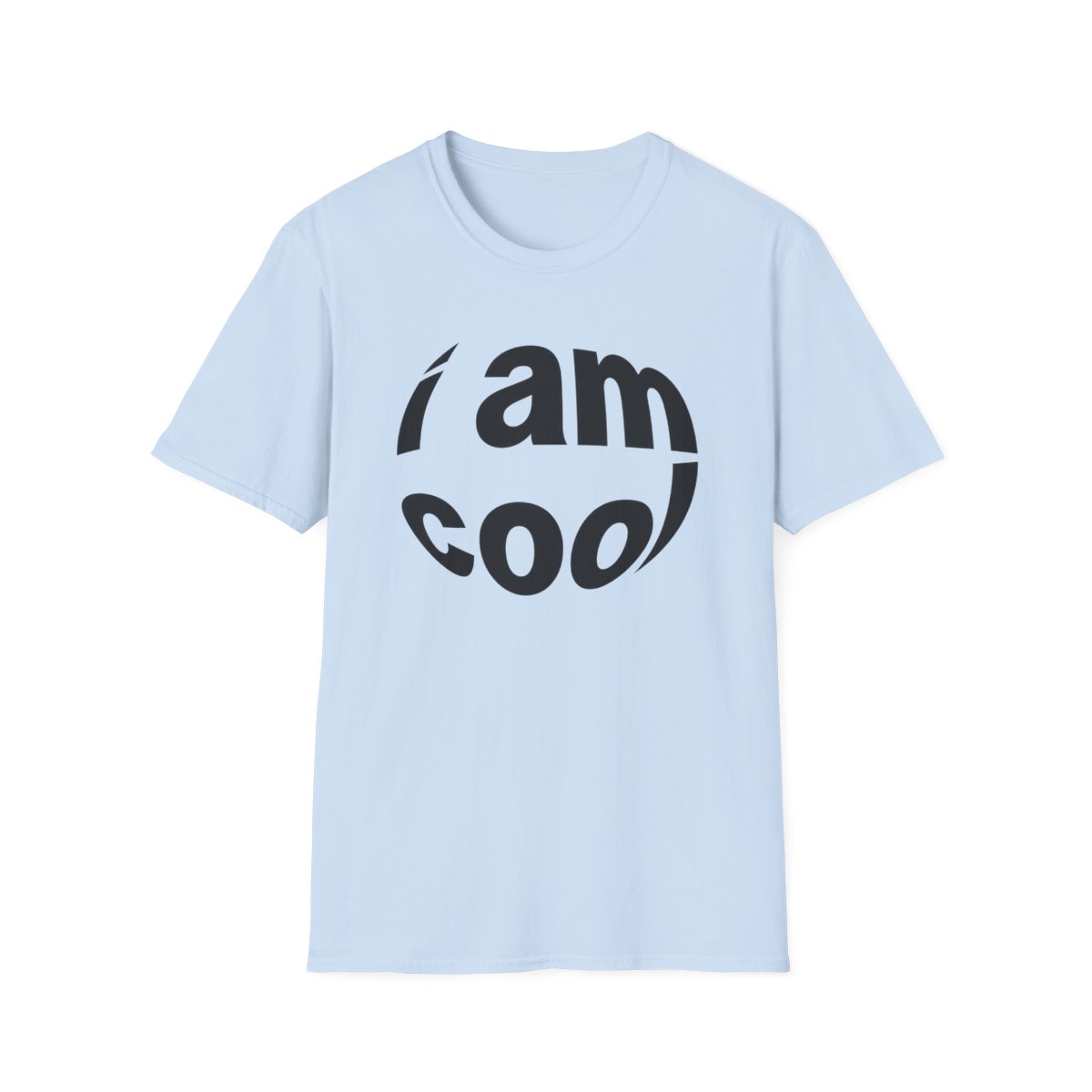 I Am Cool T-Shirt | Minimal Black Typography, Casual Statement Tee | Ashtin Earl Merch - alternate angle 2, merchandise