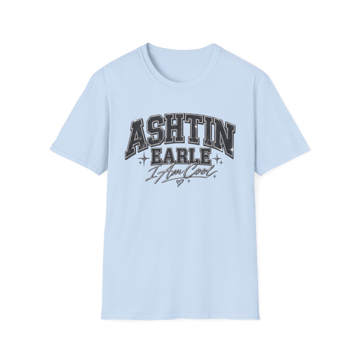 Ashtin Earle I Am Cool T-Shirt | Name Graphic Tee, Retro Collegiate Style | Ashtin Earl Merch - alternate angle 2, merchandise