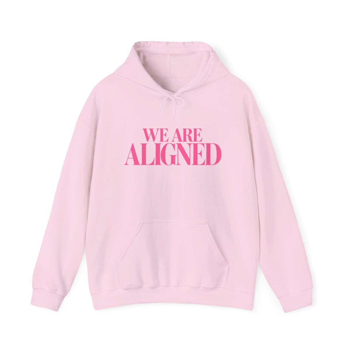We Are Aligned hoodie | motivational typography sweatshirt | Ashtin Earl Merch - alternate angle 4, merchandise