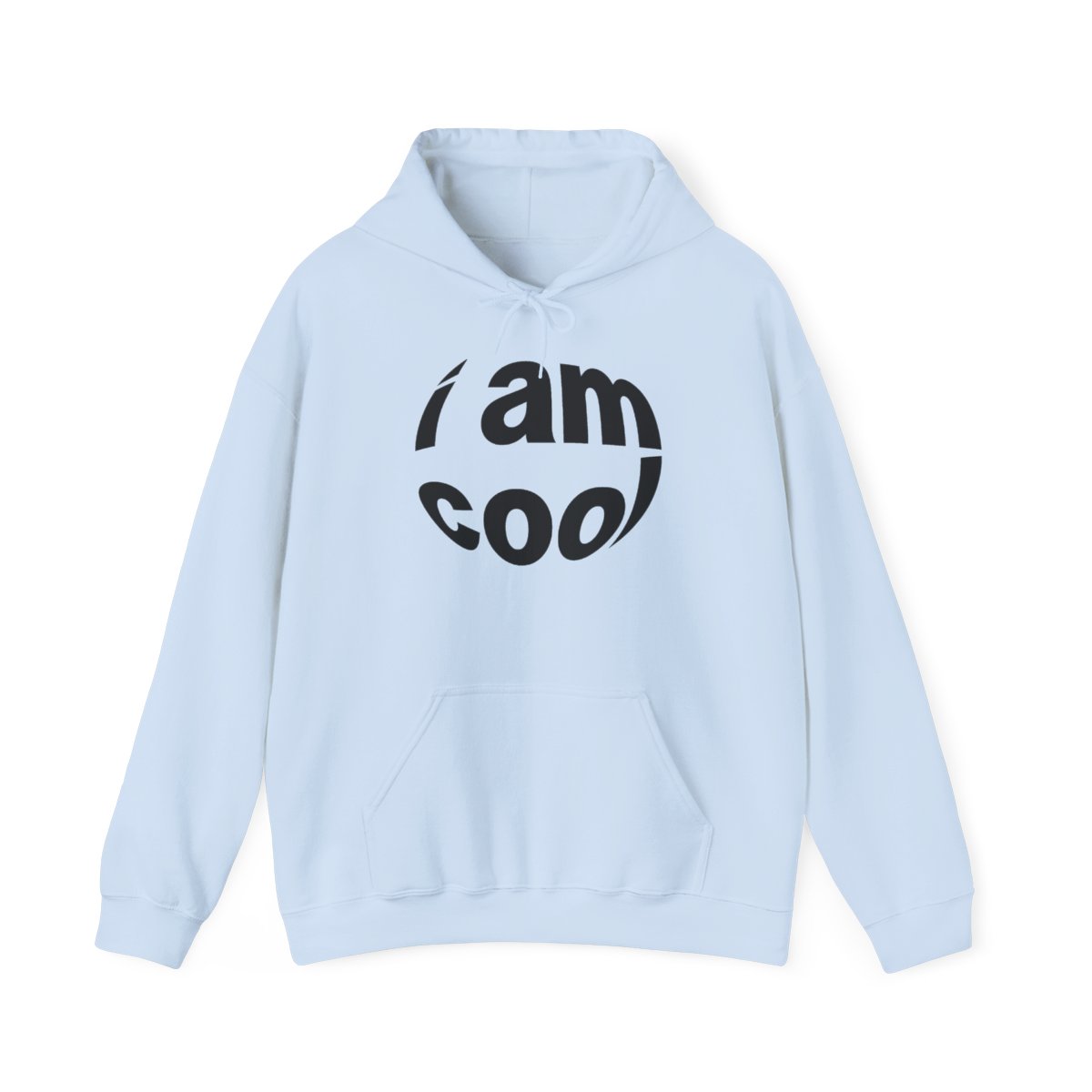 I am cool circle logo Hoodie | Minimal Typography Pullover | Ashtin Earl Merch - alternate angle 3, merchandise