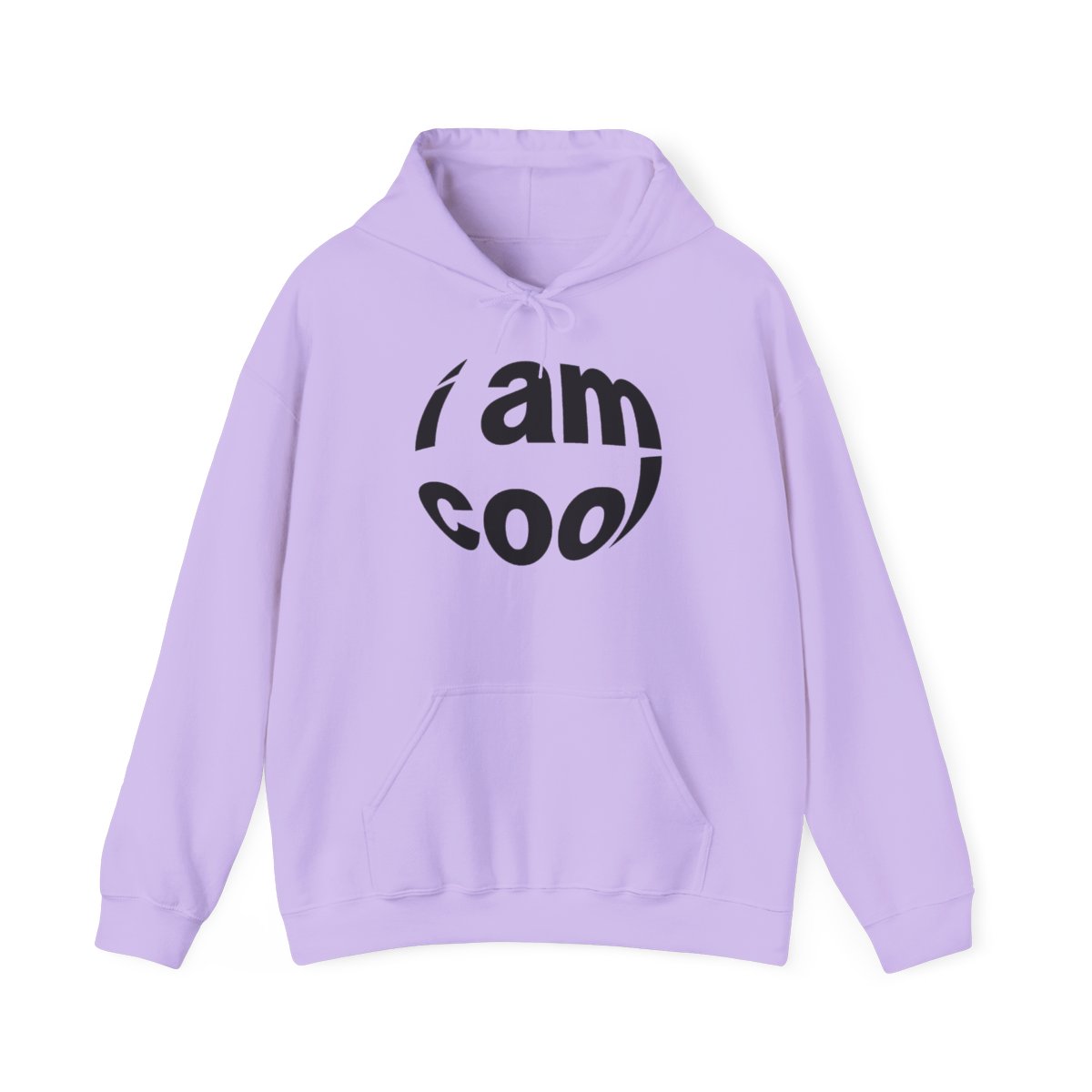 I am cool circle logo Hoodie | Minimal Typography Pullover | Ashtin Earl Merch - alternate angle 4, merchandise