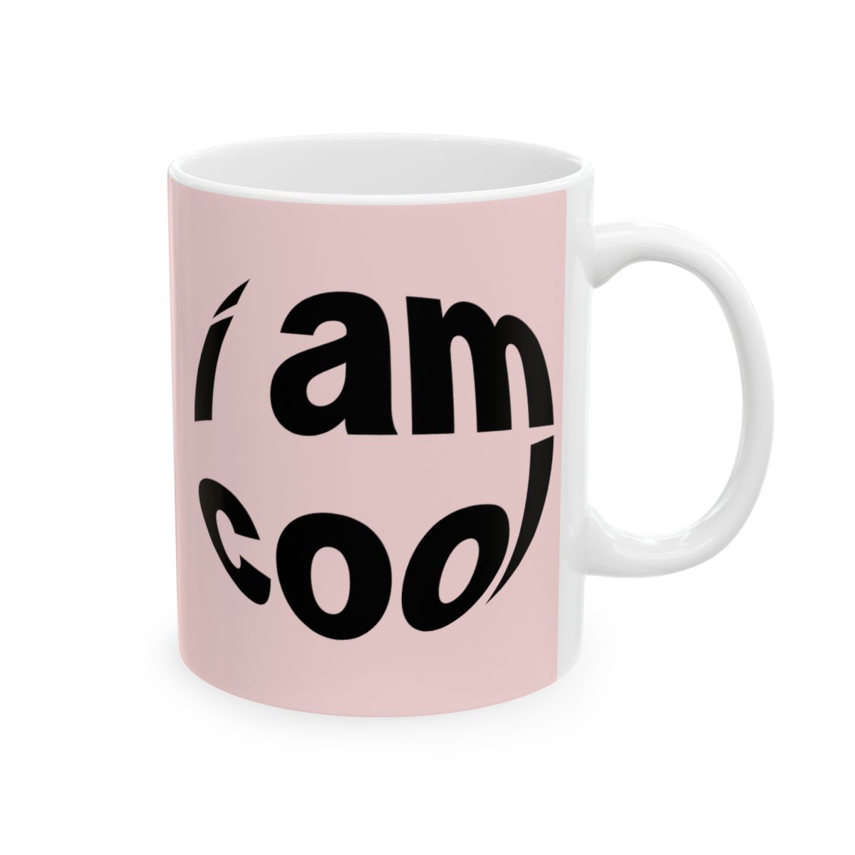 I Can't Come In Today Mug | Pink, Bold Script Coffee Cup | Ashtin Earl Merch - Official Mugs & Drinkware merchandise